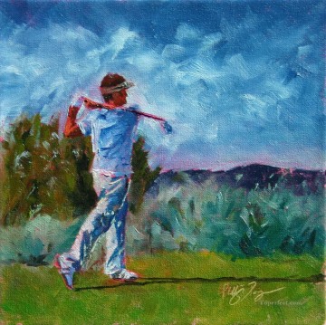golf 11 impressionist Oil Paintings